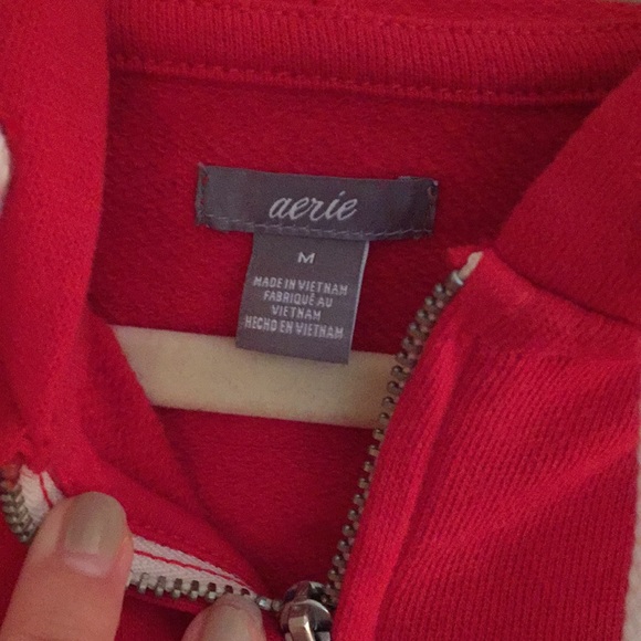 NWOT Aerie Zip-Up Sweatshirt - Picture 2 of 3